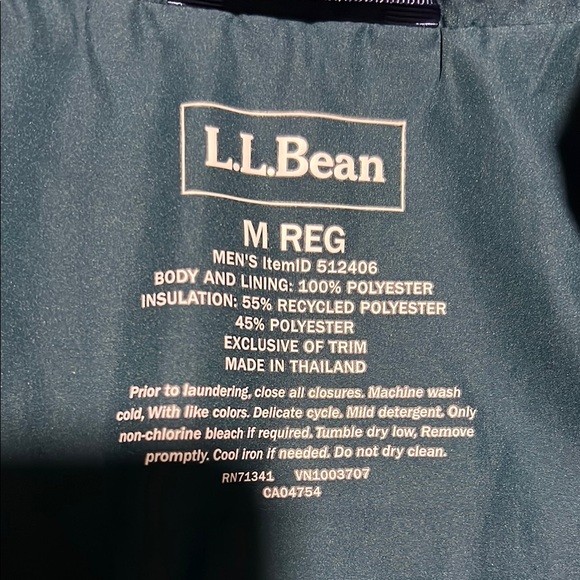 Men's Blue Quilted Jacket - Picture 5 of 7